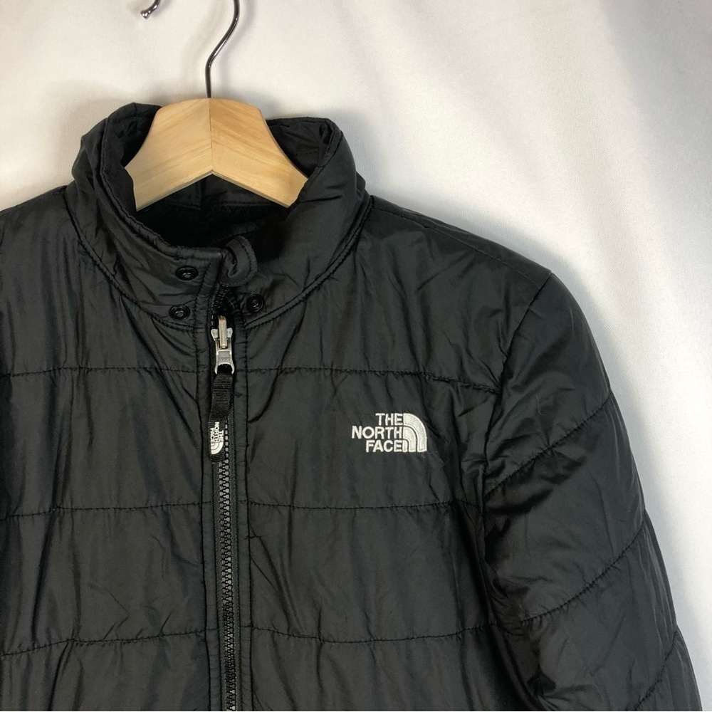 The North Face Black Reversible Mount Chimbo Winter Jacket M - Picture 3 of 4